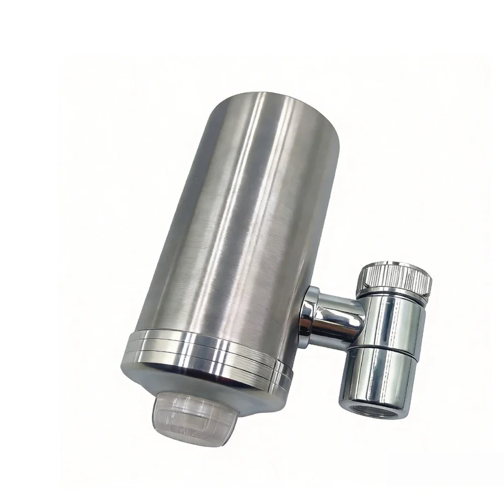 Filtre inox vu de trois quarts
